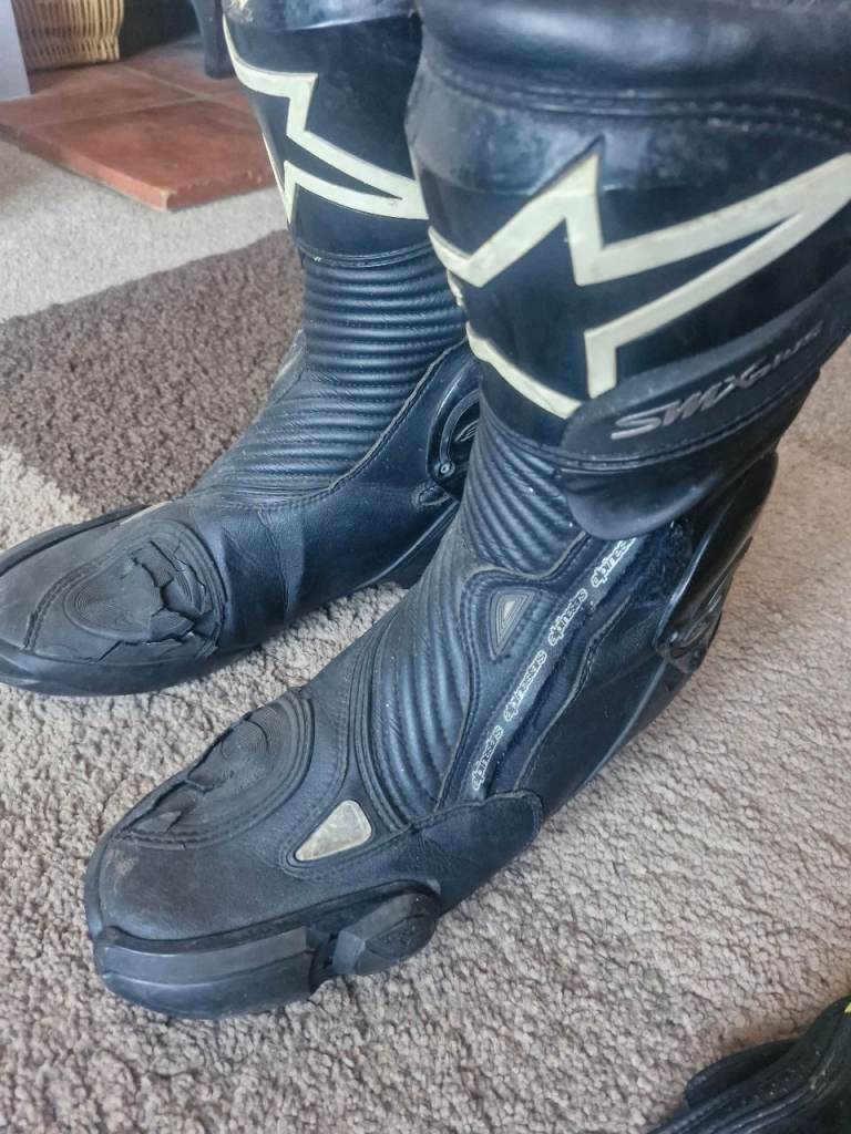 Alpinestars boots and gloves