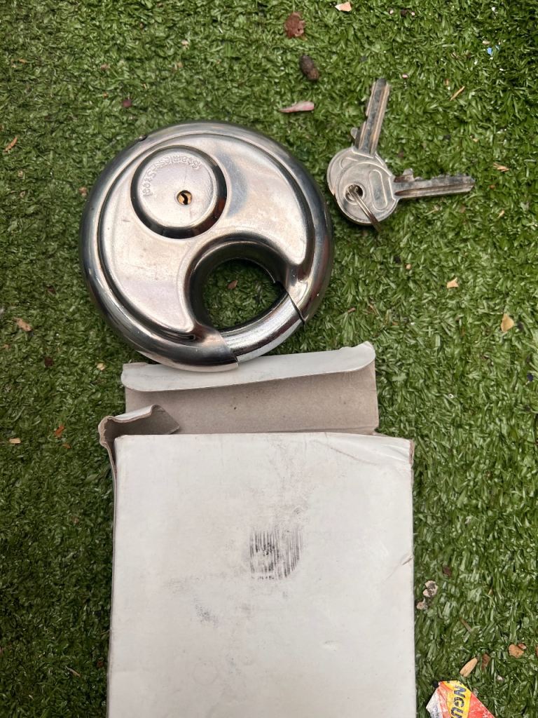 Hardened Discus stainless steel Padlock Lock