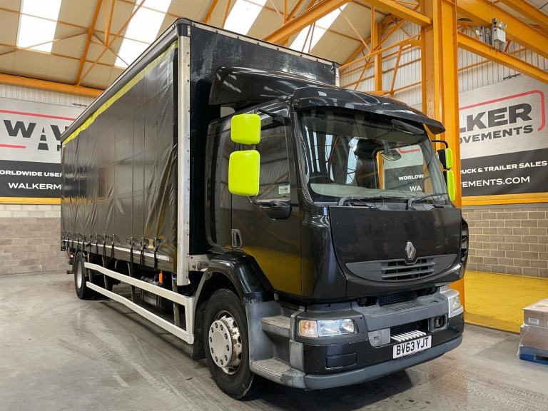 RENAULT MIDLUM ALLIANCE 18 TONNE EURO 5, 4X2 CURTAINSIDER - 2013 - BV63 YJT*