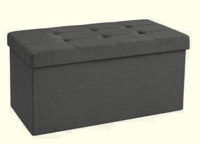 Large Capacity Foldable Storage Ottoman Bench