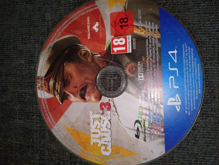 PS4 game just cause 2