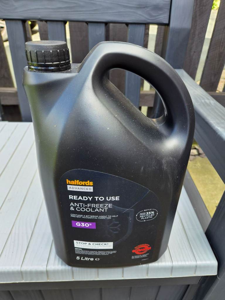 Halfords Advanced G30 Antifreeze & Coolant Ready Mixed 