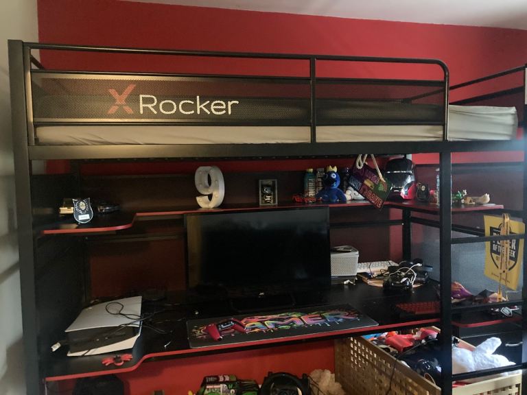 Gaming single high sleeper