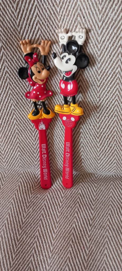 Mickey& Minnie back scratchers.