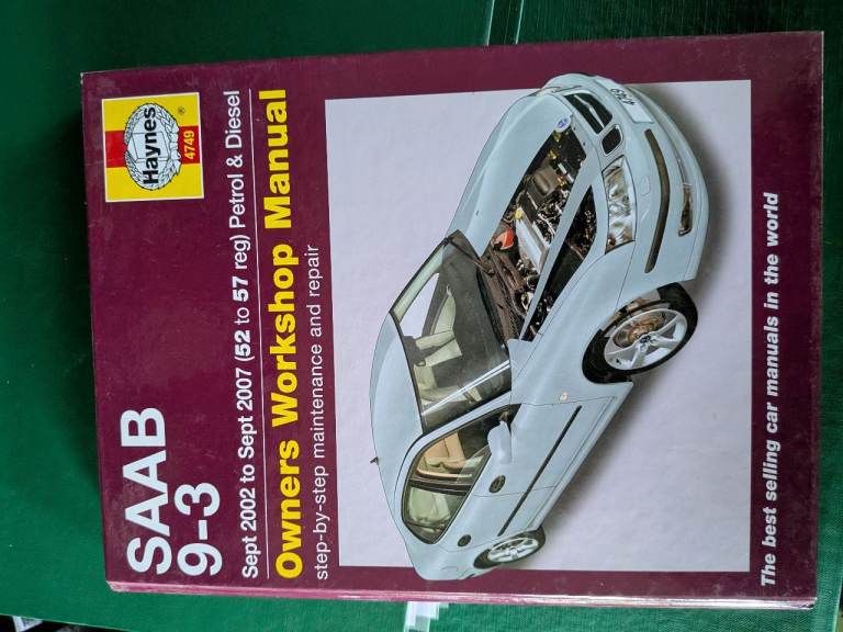 Haynes Saab 9-3 Owners Workshop Manual – Good Condition