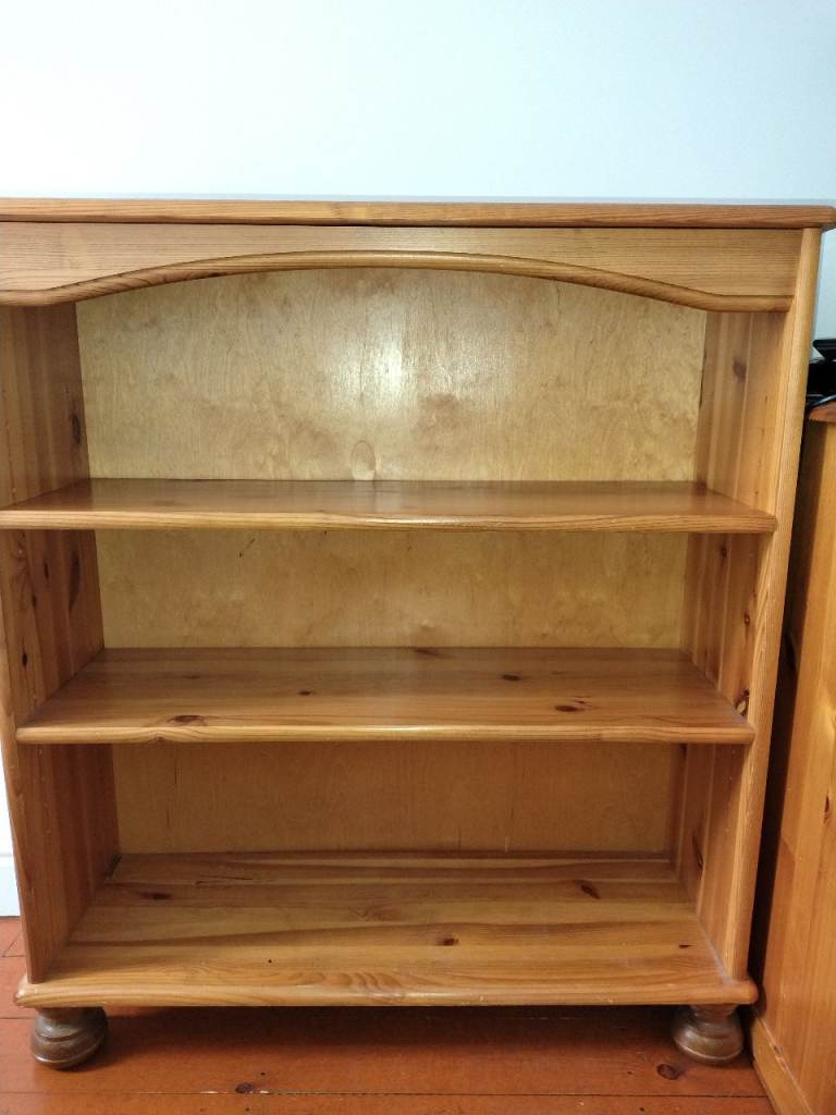Solid pine bookcase