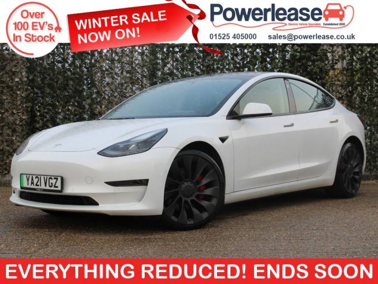 2021 Tesla Model 3 (Dual Motor) Performance Saloon 4dr Electric Auto 4WDE (Performance Upgrade Sa...