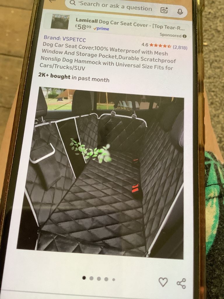 Car cover for dogs