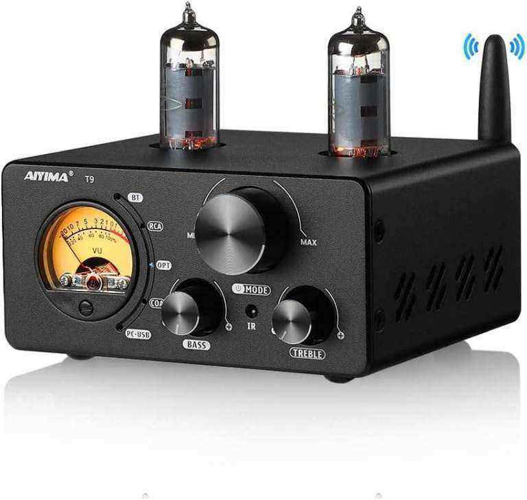 AIYIMA T9 Bluetooth 5.0 6K4 Vacuum Tube Amplifier
