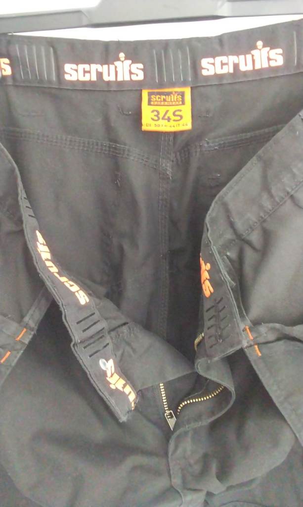 Scruffs flex holster work trousers  W34 x29L