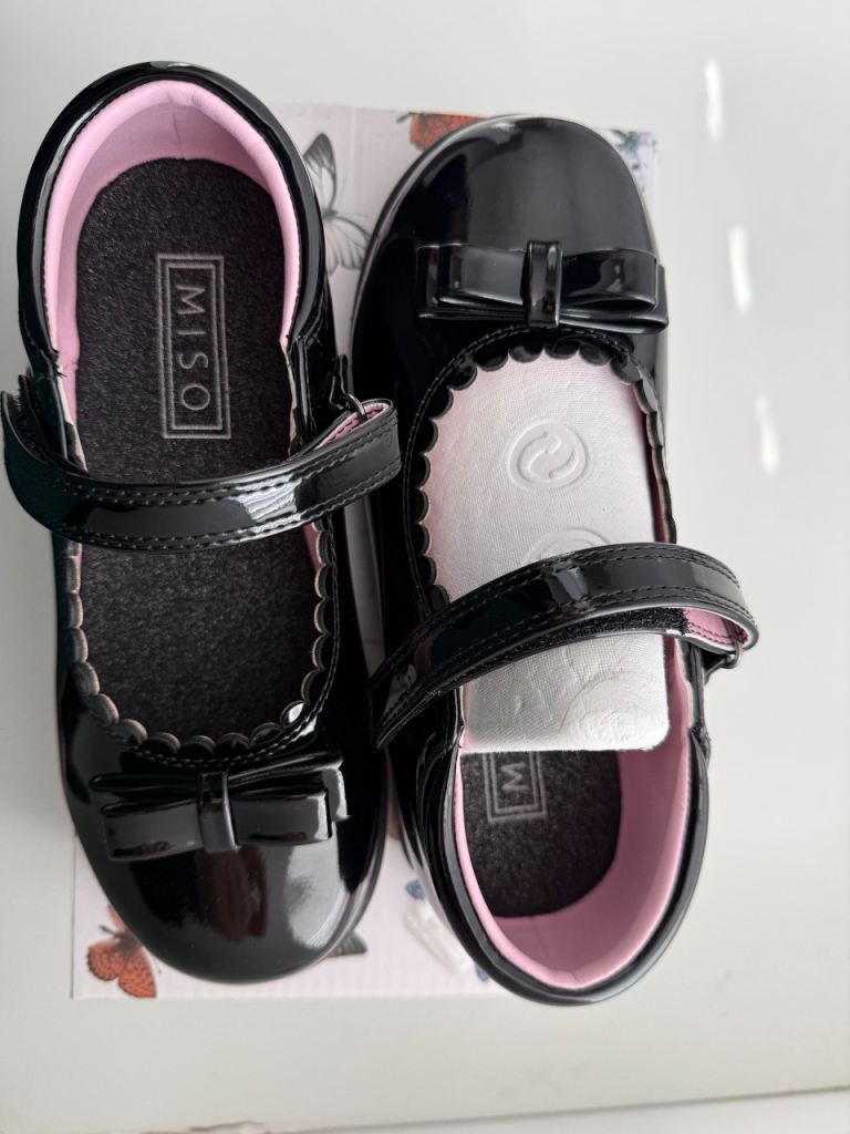Girls black Miso Mary Jane shoes
