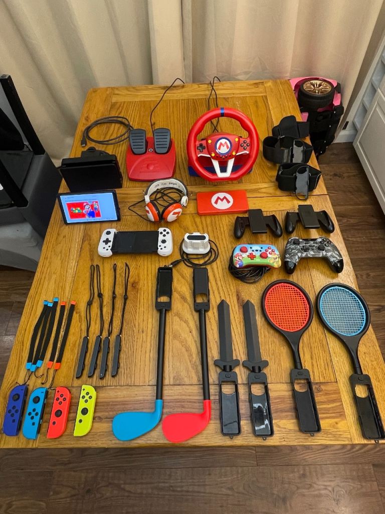 Nintendo switch. OLED version 27 Game MEGA BUNDLE