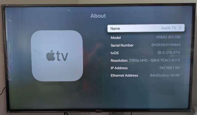 Apple TV 4K 1st Gen 64GB A1842 Smart TV Media Box Streamer Working