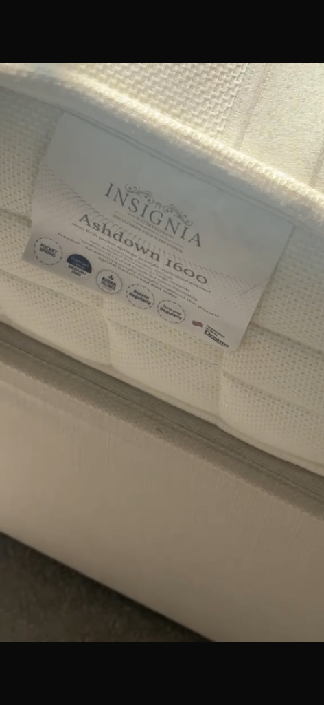 Insignia Ashdown 1600 Mattress - Double, Good Condition