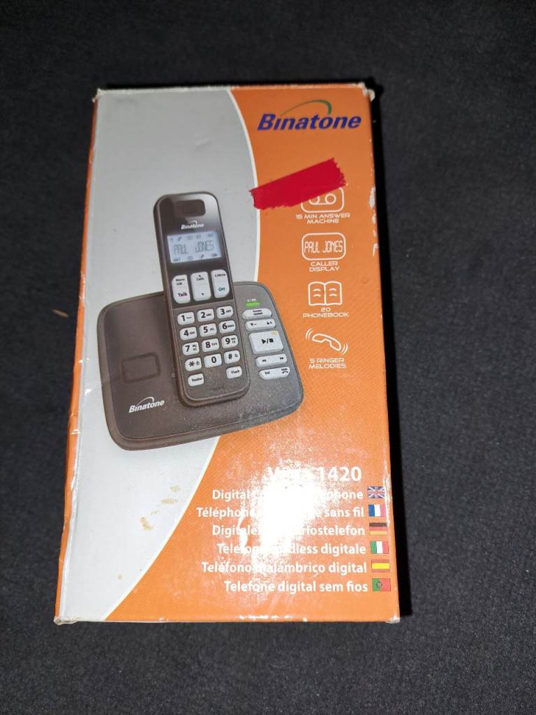 Binatone Landline Phone with Answering Machine 
