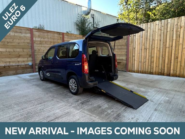 2020 Citroen Berlingo 3 Seat Wheelchair Accessible Disabled Access Vehicle WAV MPV Diesel Manual