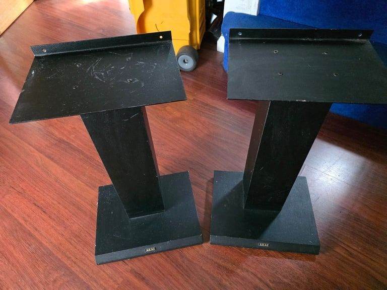 A Pair Original AKAI Speaker Stands