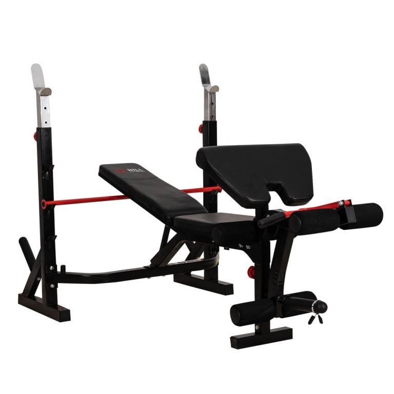 *SALE* Athlete Series: Olympic Weights Bench with Preacher Curl / Leg Developer - Gym