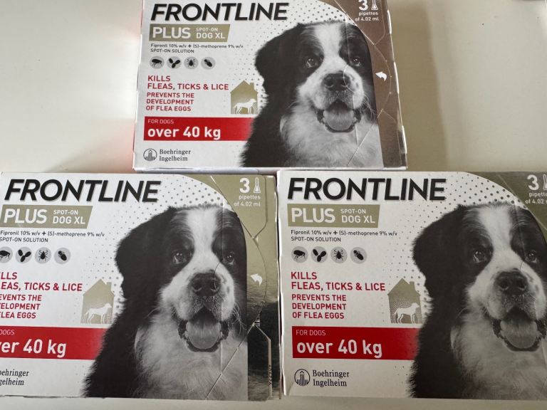 Frontline plus spot on xl dog 3x3 pipettes (9)