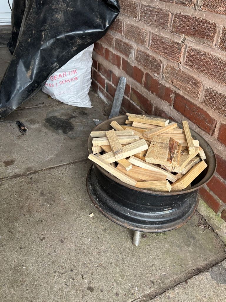 Wheel Firepits only £10 with legs 