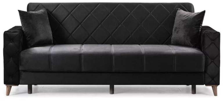 BRAND NEW 3 SEATER TURKISH SOFA BED WITH STORAGE, FABRIC DESIGN SOFABED