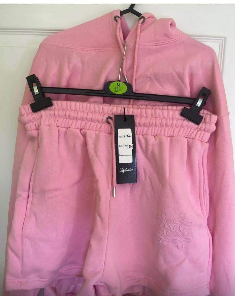 Sylvania Pink Hoodie and Shorts Set – New with Tags