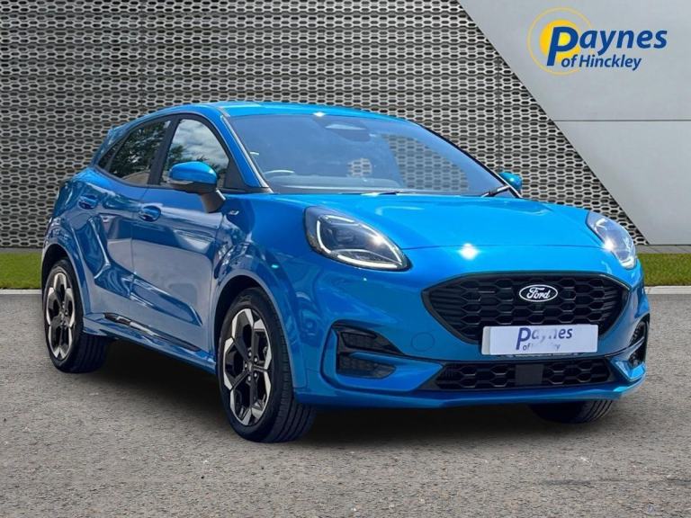 2025 Ford Puma ST-Line X 1.0L mHEV AUTO Digital Aqua Blue LOW MILES WINTER PACK