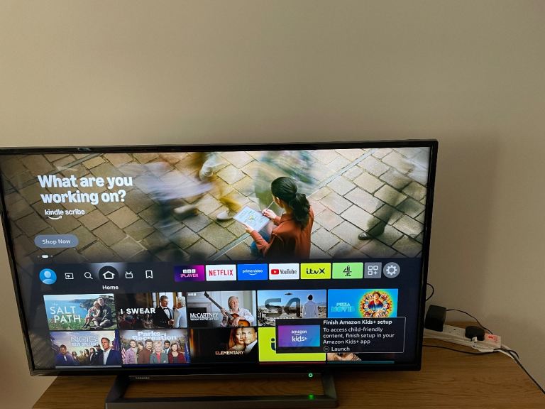 Toshiba Fire 43 Inch UHD UDR LED FREEVIEW TV