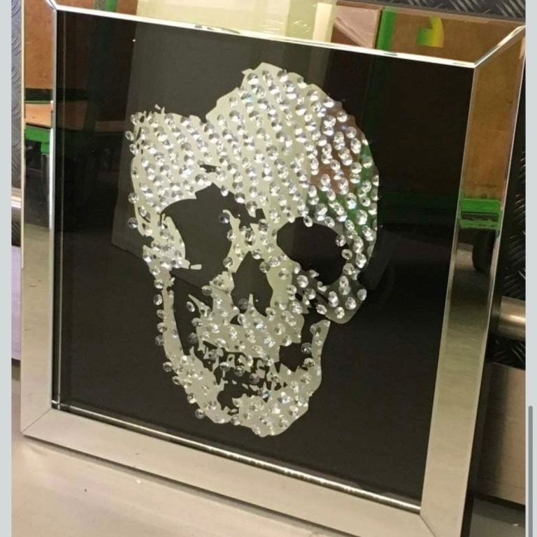 Mirrored picture wall art 