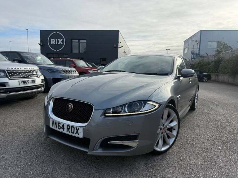 2014 Jaguar XF 2.2d R-Sport Sportbrake 5dr Diesel Auto Euro 5-FINISHED IN LUNAR GREY WITH  Estate...