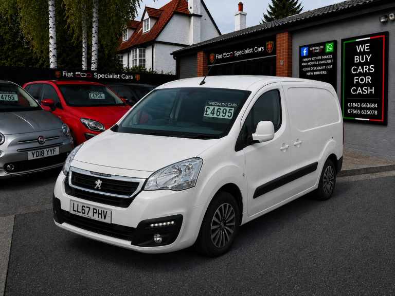 2018 Peugeot Partner 850 1.6 BlueHDi 100 Professional Van ATV PANEL VAN Diesel Manual