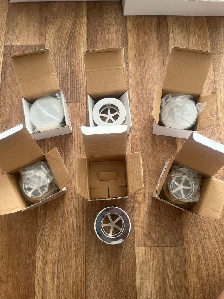 New Chrome Shower Wastes – Six Available