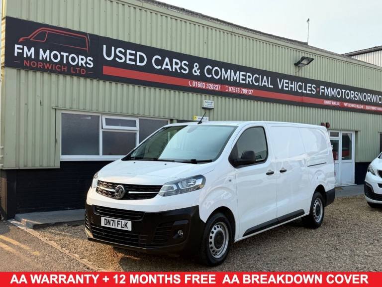 2021 71 VAUXHALL VIVARO 1.5 TURBO D 2900 DYNAMIC PANEL VAN 6DR DIESEL MANUAL L2 