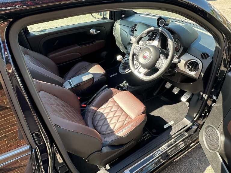 2022 Abarth 595C Turismo Convertible, Leather,Motorhome Tow Car (Braked) A Frame