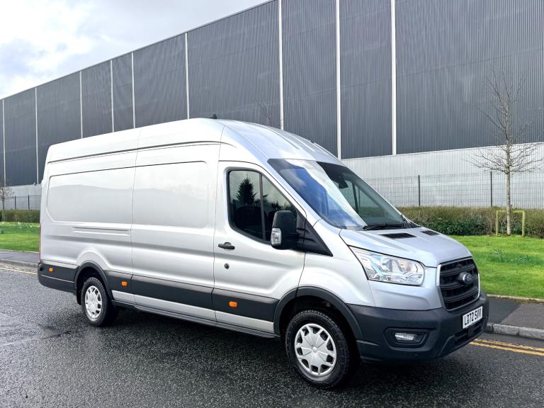2022/72 FORD TRANSIT TREND JUMBO XLWB L4H3+TAIL LIFT-2.0 TDCI 130 PS RWD-SILVER!