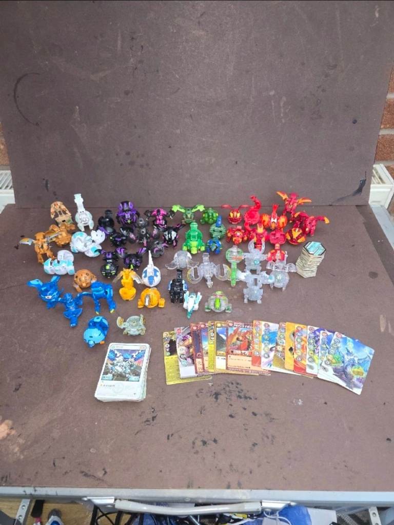 Bakugan Battle Brawlers Spin Master Job Lot Bundle Rares Cards Figures Tokens