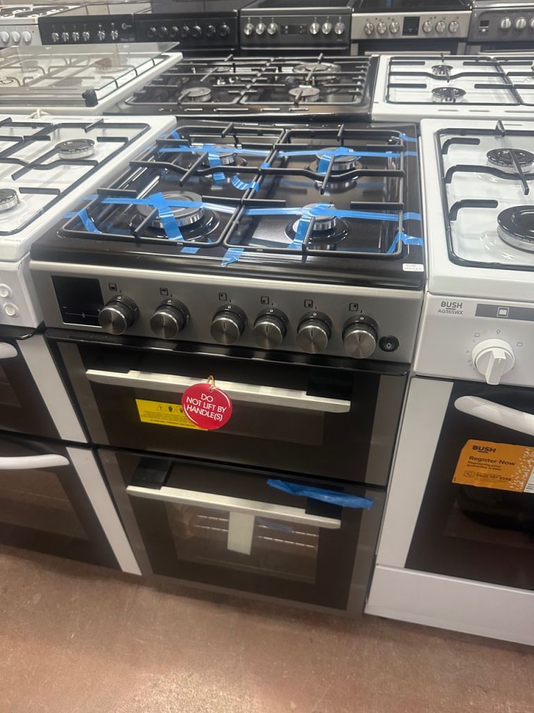 NEW/GRADED 50CM GREY KENWOOD GAS COOKER