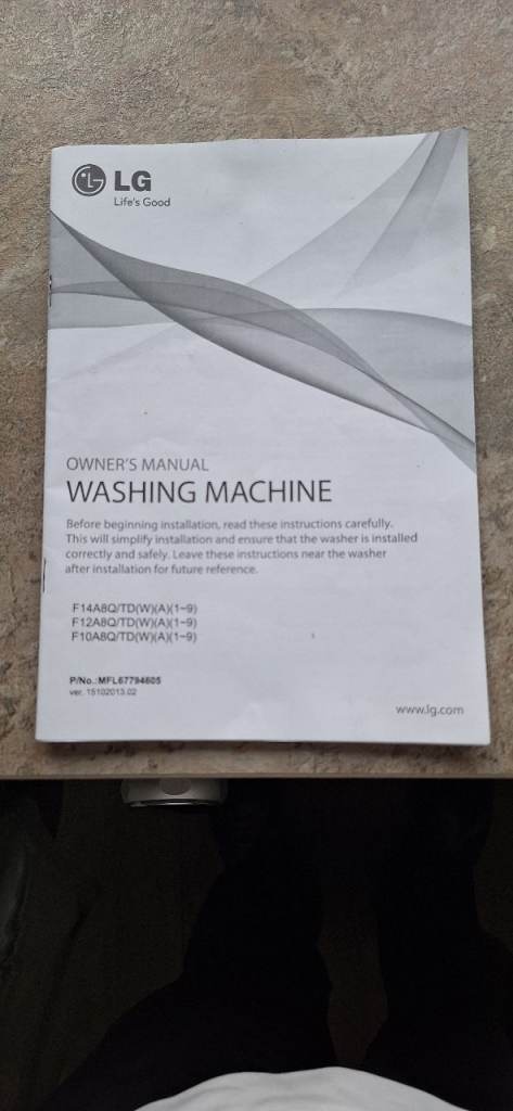 Washing Machine LG Drive 8kg