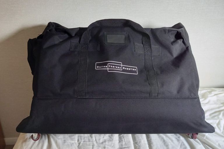Wheeled Portable Massage Table Trolley Case with Shoulder Strap