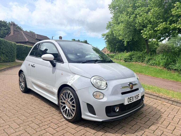STUNNING ABARTH AUTO CRAYON NADO GREY AND TAN INT CONVERTIBLE AS BRAND NEW FULL SPEC WITH WARRANTY 
