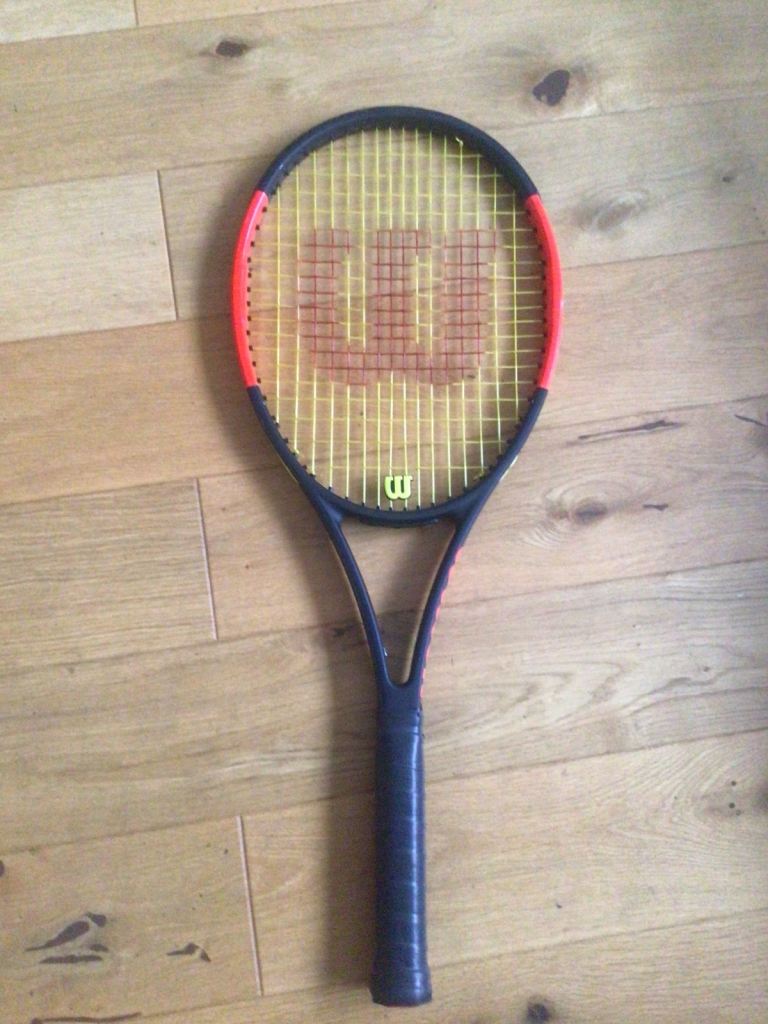 Wilson Pro Staff 97 V11 Tennis Racket. Grip 3. New RPM Hurricane Restring 