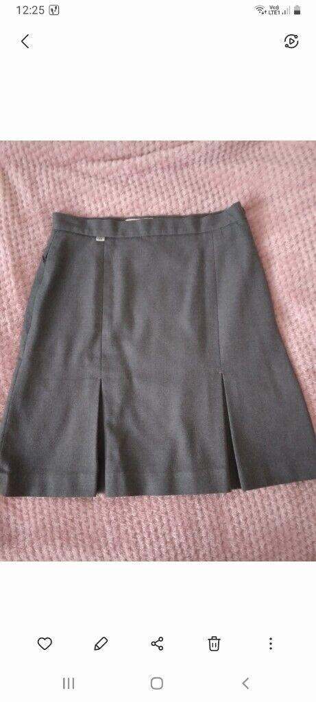  Girls school skirt grey 