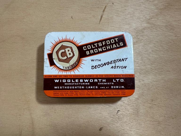 Wigglesworth Ltd Cb Tablets Tin Empty