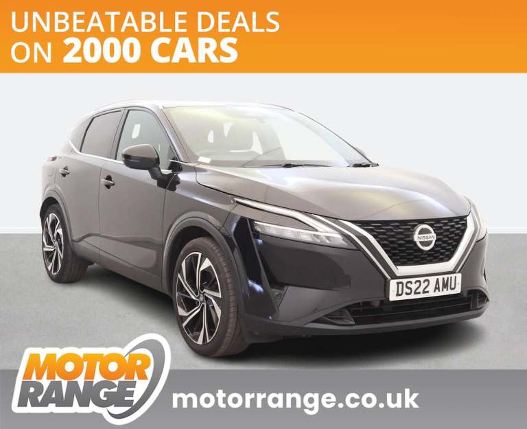 2022 Nissan Qashqai 1.3 DiG-T MH 158 Tekna+ 5dr Xtronic Crossover/SUV PETROL Automatic