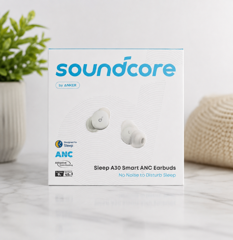 Soundcore Sleep A30 Smart ANC Earbuds - New, White