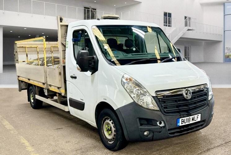 VAUXHALL MOVANO DROPSIDE 4M 2.3 CDTi 3500 BiTurbo 2018