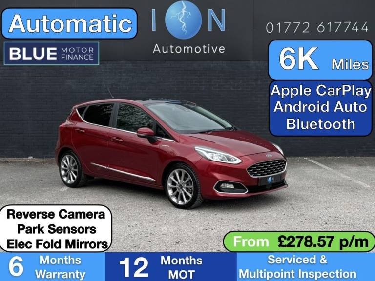 2018 Ford Fiesta Vignale Auto *1 Owner, HUGE Spec inc Pan Roof, Sat Nav, Heated Seats* Hatchback ...