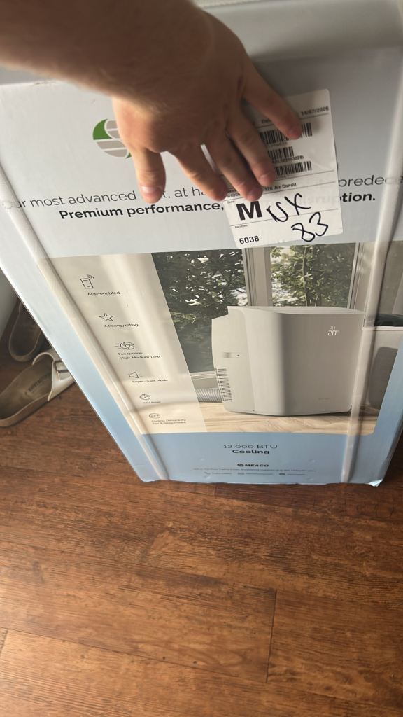 Meaco 12000 BTU portable air conditioner - cooling only