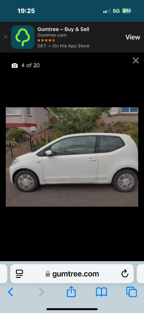 Vw up , seat mii , Skoda Citigo wanted read advert 