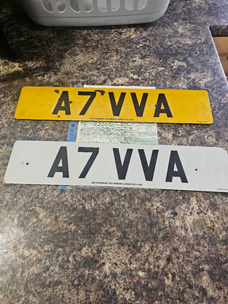 Private number plate 